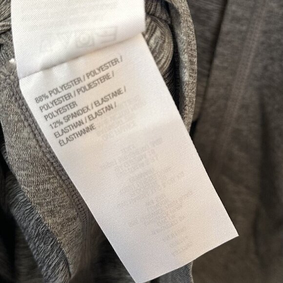 NEW Zuda Z-Cool Moisture Wicking Open Back Knotted Grey Athleisure Top XXS - Picture 5 of 9